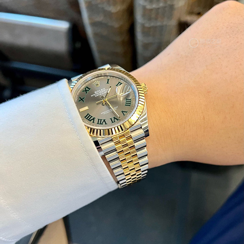 Datejust 126334-0019 Gray Dial 41mm&36mm Watch 2