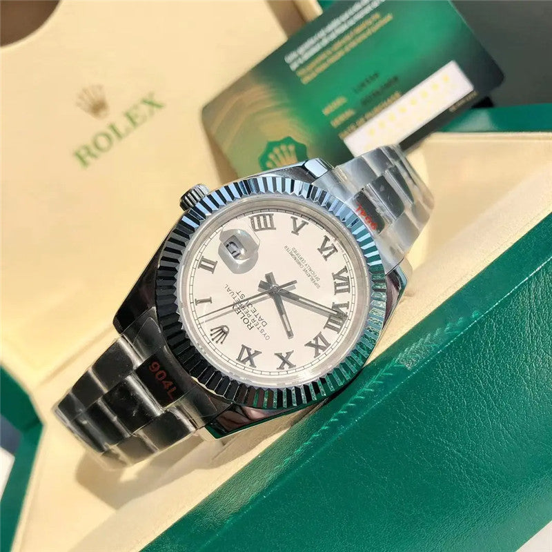 Datejust 126334-0023 White Dial 41mm&36mm Watch 4