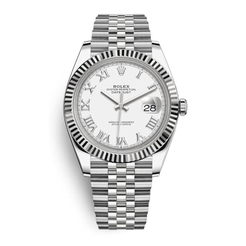 Datejust 126334-0023 White Dial 41mm&36mm Watch 9