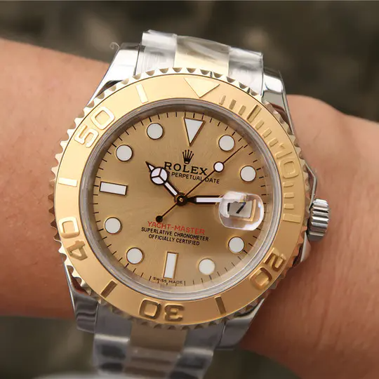 Yacht Master 16623 Gold Stainless Steel and Gold Watch 40mm 4