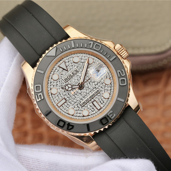 Yacht Master 126655 Pave Diamond 40mm Watch 9
