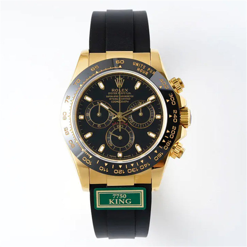 Cosmograph Daytona 116518LN Black Dial Oysterflex 40mm Watch 2