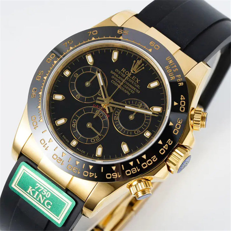 Cosmograph Daytona 116518LN Black Dial Oysterflex 40mm Watch 3
