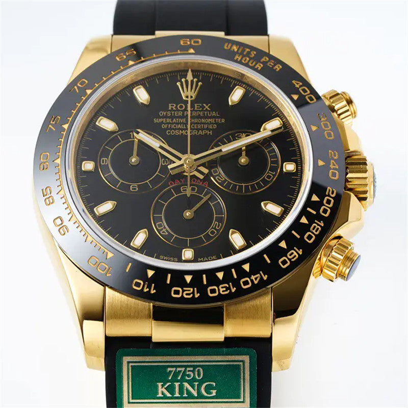 Cosmograph Daytona 116518LN Black Dial Oysterflex 40mm Watch 4