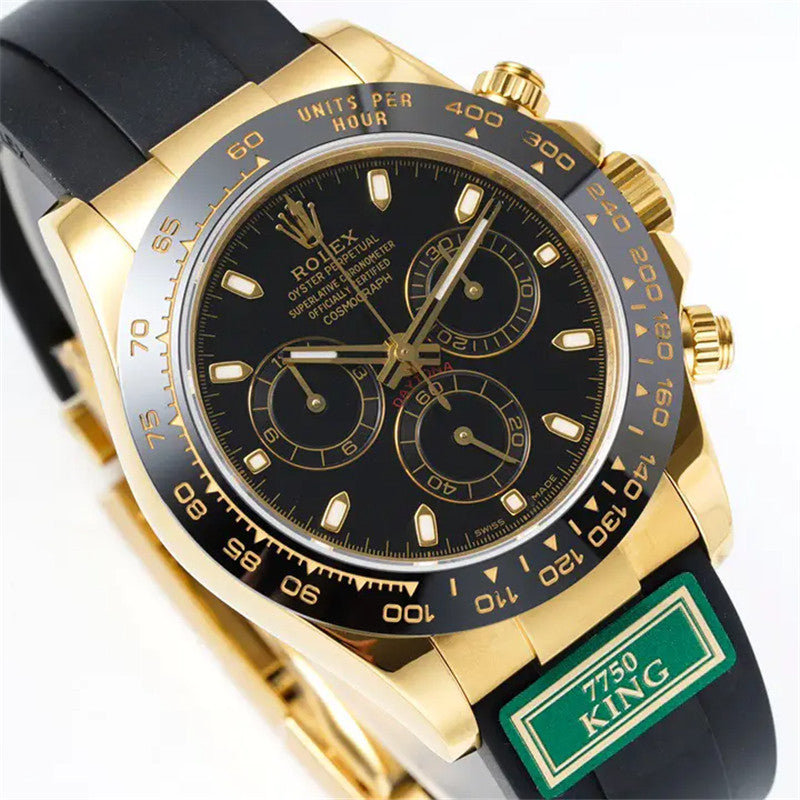 Cosmograph Daytona 116518LN Black Dial Oysterflex 40mm Watch 5