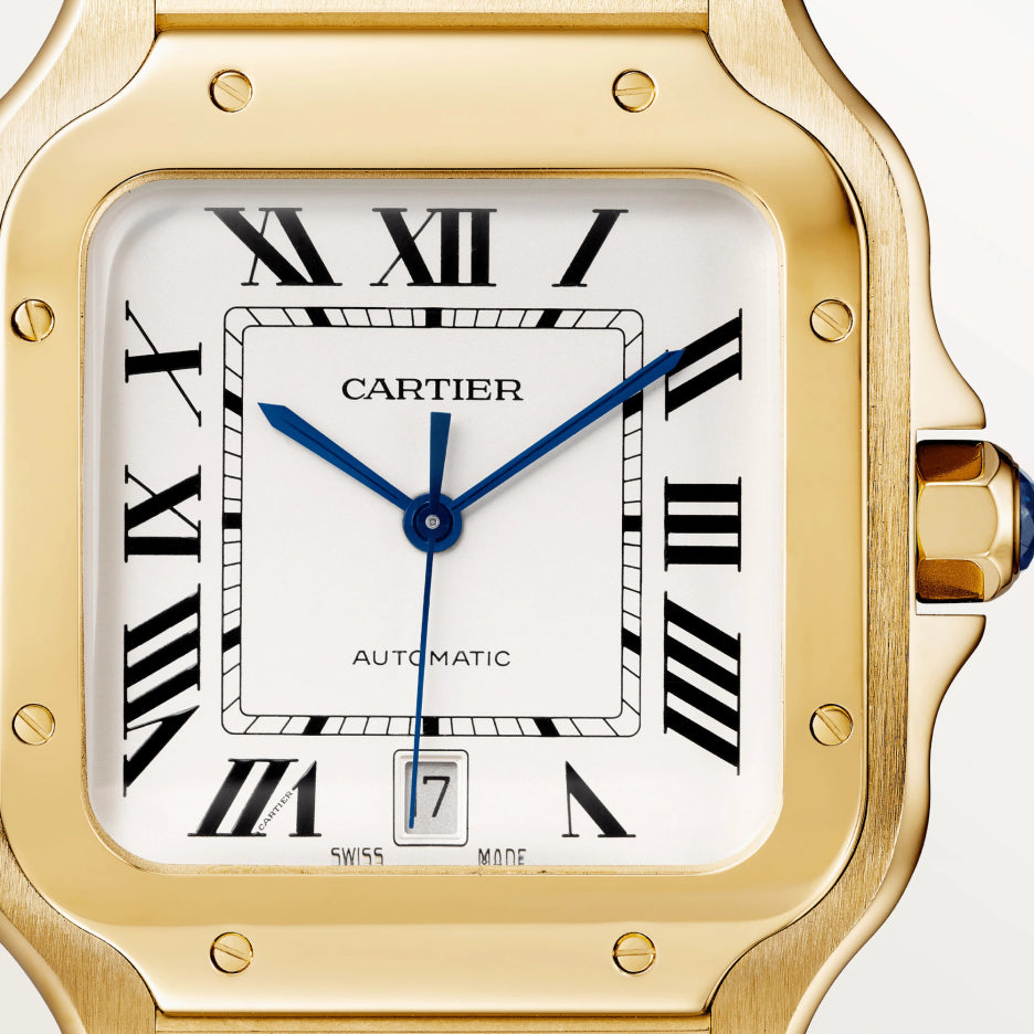 Cartier Santos 18K Yellow Gold Men’s Watch, WGSA0029 3