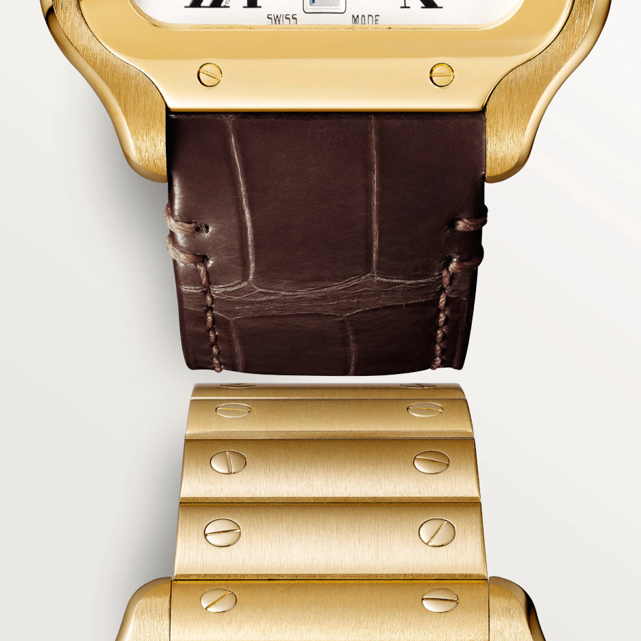 Cartier Santos 18K Yellow Gold Men’s Watch, WGSA0029 7