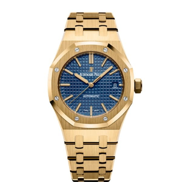 Audemars Piguet Royal Oak Selfwinding, Blue dial, 37mm, Yellow gold, 15450BA.OO.1256BA.02 1