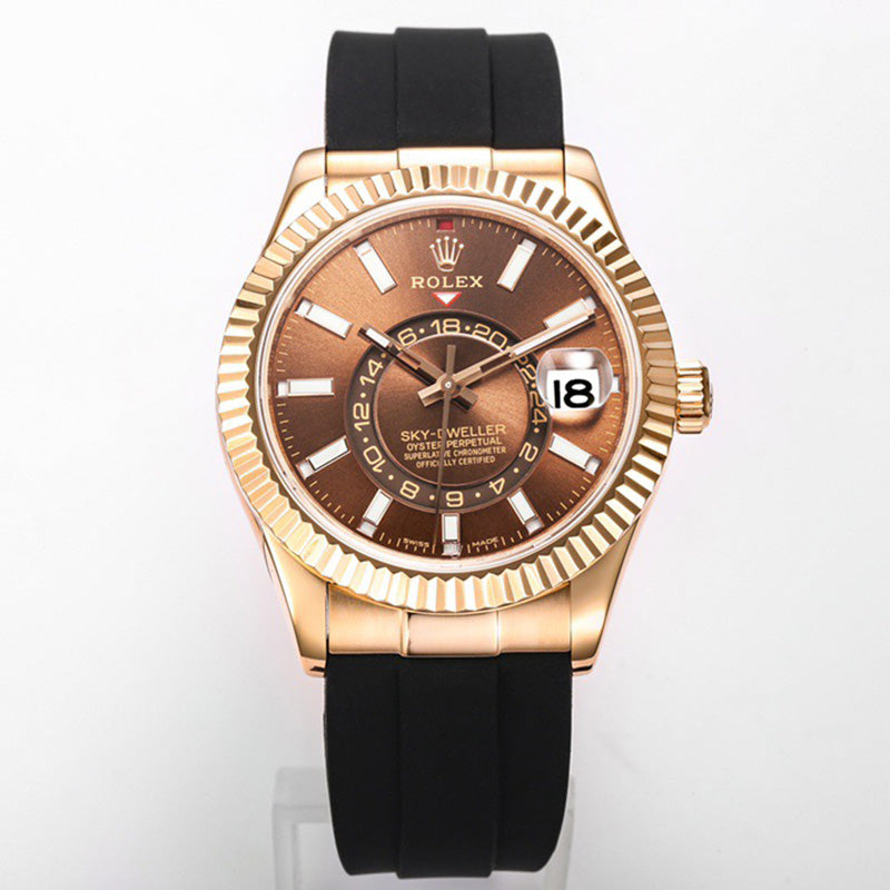 Sky Dweller 326935 42mm Rose Gold Index Watch 1