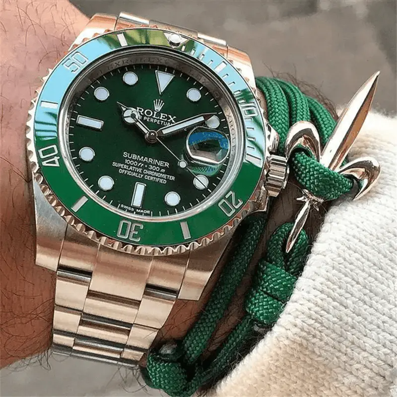 Submariner 116610LV 40mm Green Hulk Dial Watch 2