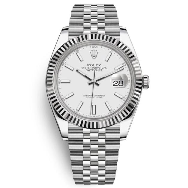 Datejust 126334 White Index Oyster 41mm&36mm Stainless Steel Watch 8