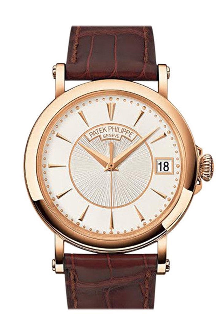 PATEK PHILIPPE Calatrava Silvery Opaline Dial 18K Rose Gold Men's Watch 5153R-001 1