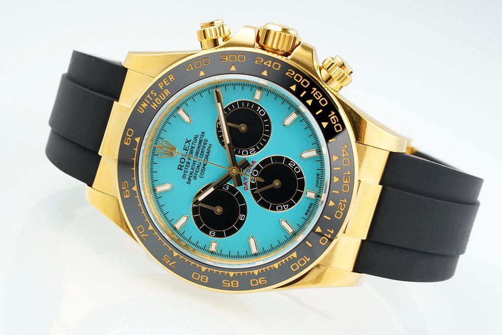 Rolex Cosmograph Daytona Black Rubber band and gold 5