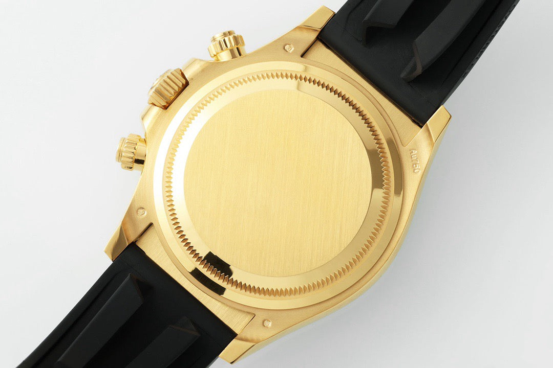 Rolex Cosmograph Daytona Black Rubber band and gold 6