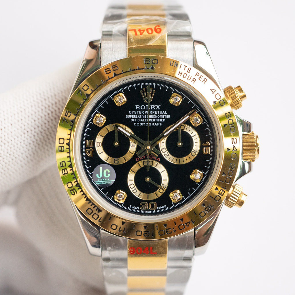 Cosmograph Daytona m116503-0011 Black Diamond Oyster 40mm Watch 2
