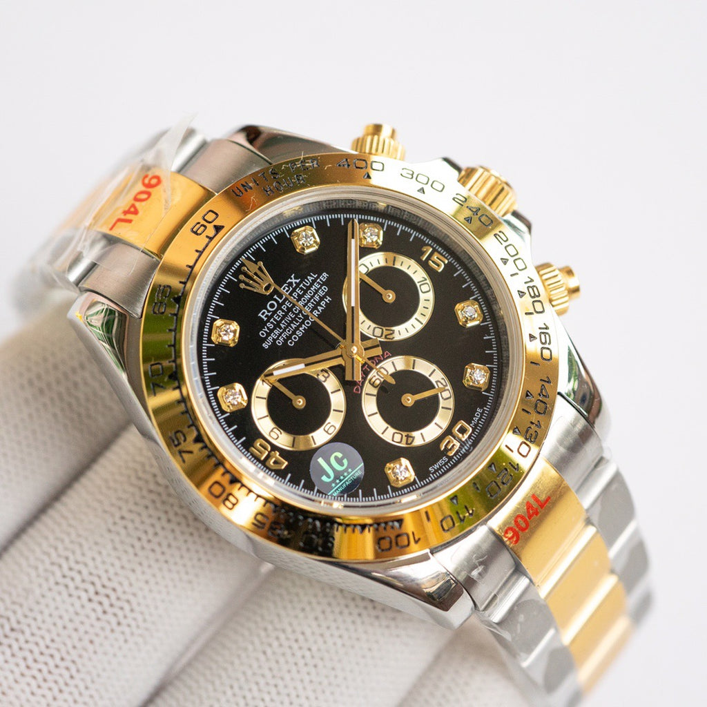 Cosmograph Daytona m116503-0011 Black Diamond Oyster 40mm Watch 3