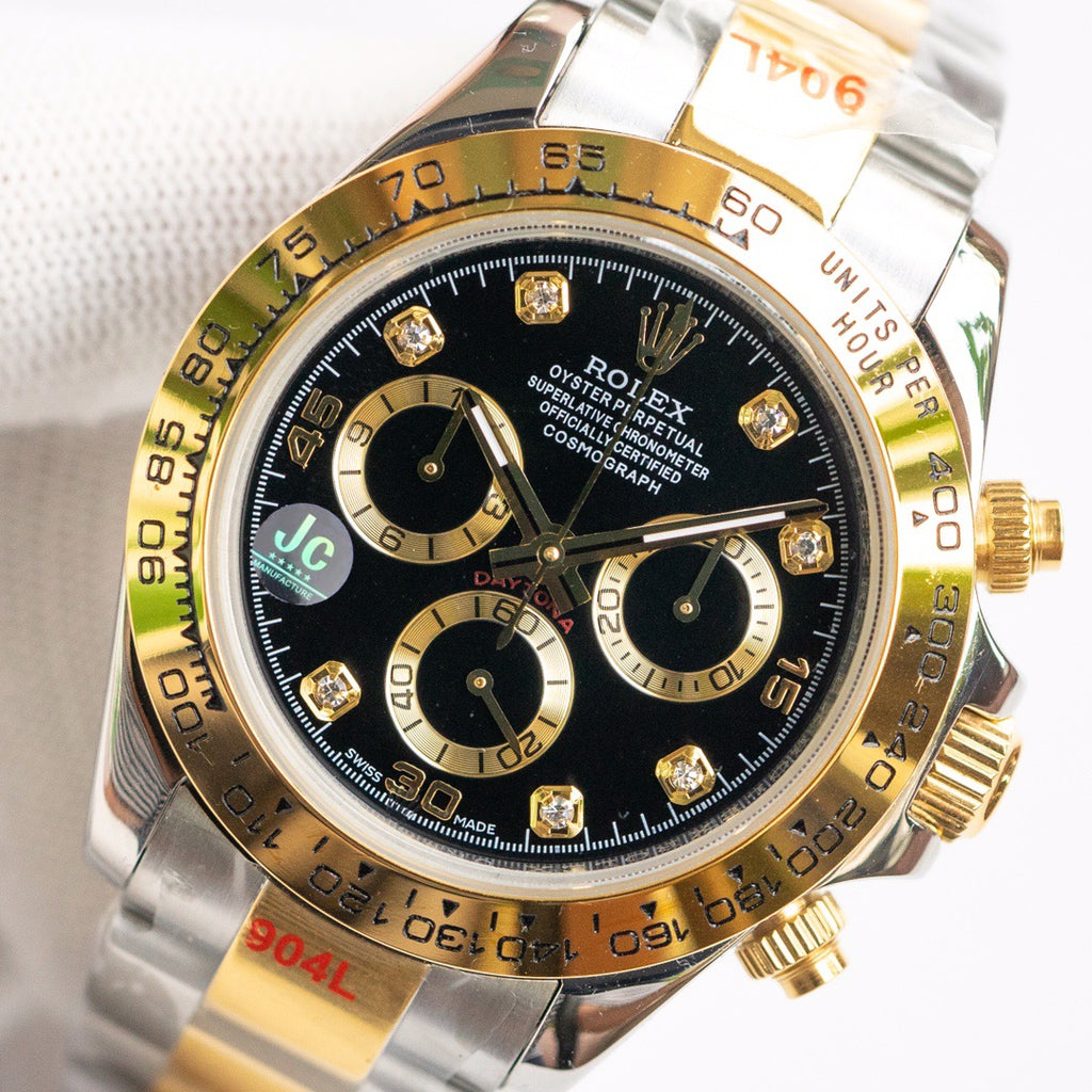 Cosmograph Daytona m116503-0011 Black Diamond Oyster 40mm Watch 4