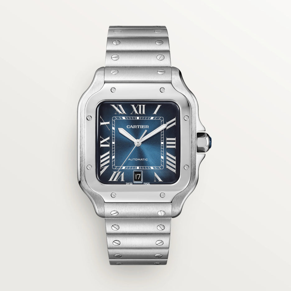 Cartier Santos Stainless Steel Men’s Watch, WSSA0030 1