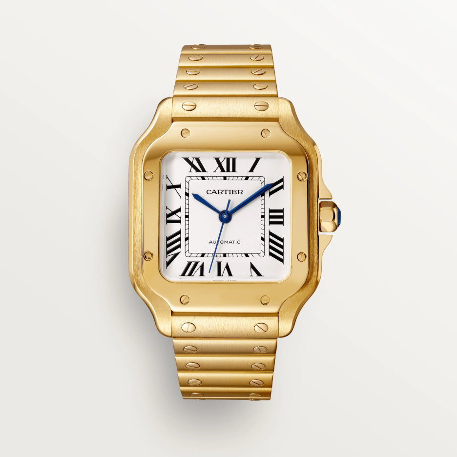 Cartier Santos Yellow Gold Unisex Watch, WGSA0030 1