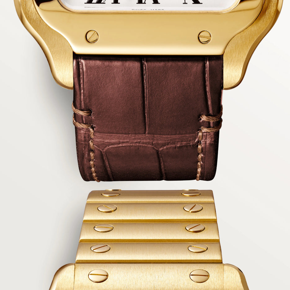 Cartier Santos Yellow Gold Unisex Watch, WGSA0030 6