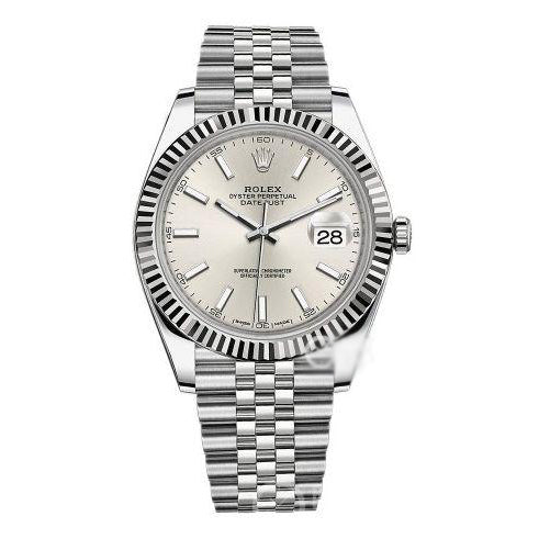 Datejust 126334 Stainless Steel Fluted Bezel 41mm&36mm Watch 1