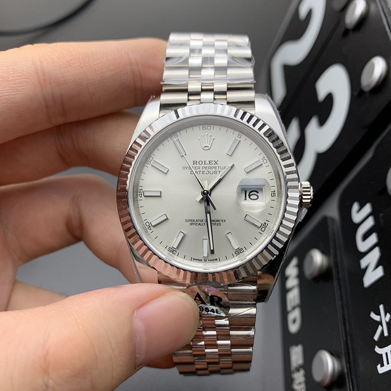 Datejust 126334 Stainless Steel Fluted Bezel 41mm&36mm Watch 2
