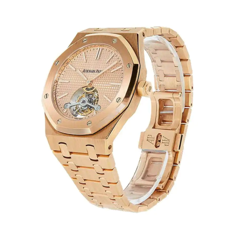 Audemars piguet Royal Oak Selfwinding Rose Gold Tourbillon 41MM Watch 2