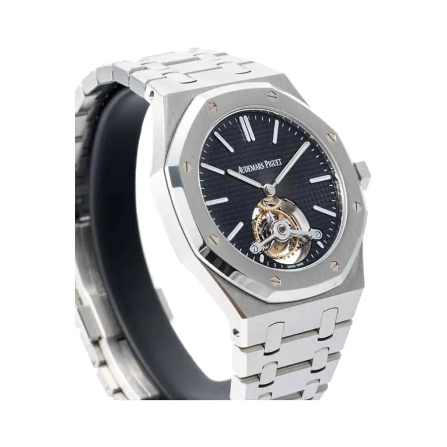 Audemars piguet Royal Oak Selfwinding Tourbillon 41MM Black Dial Watch 3