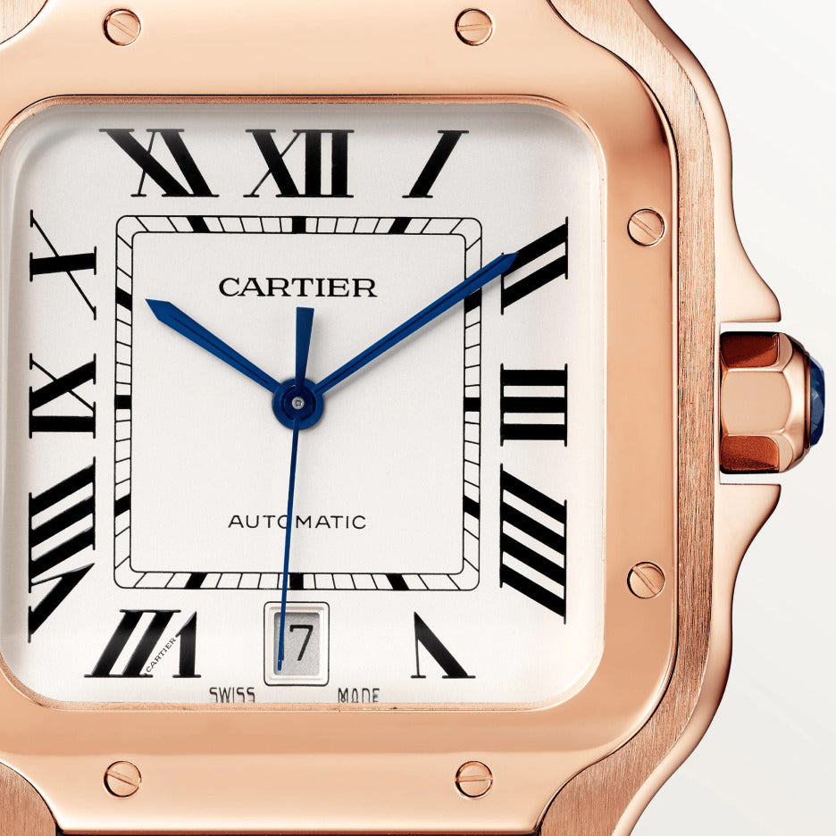 Cartier Santos 18K Rose Gold Men’s Watch, WGSA0019 2