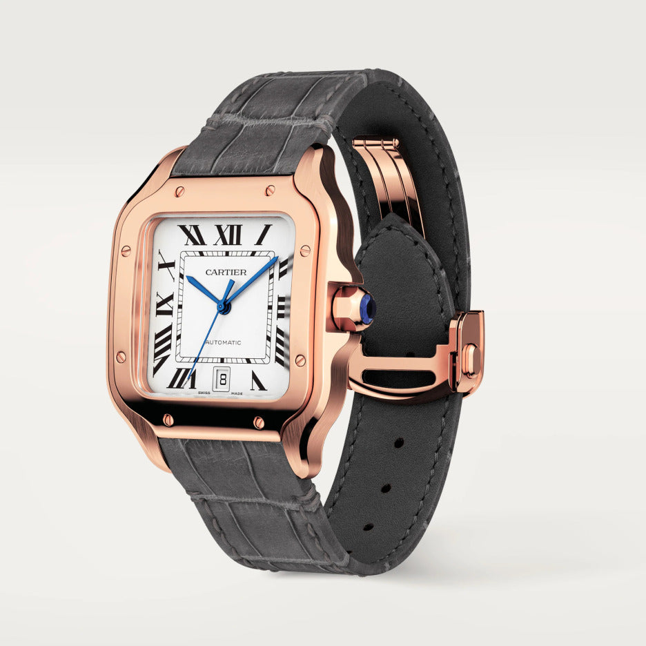 Cartier Santos 18K Rose Gold Men’s Watch, WGSA0019 3