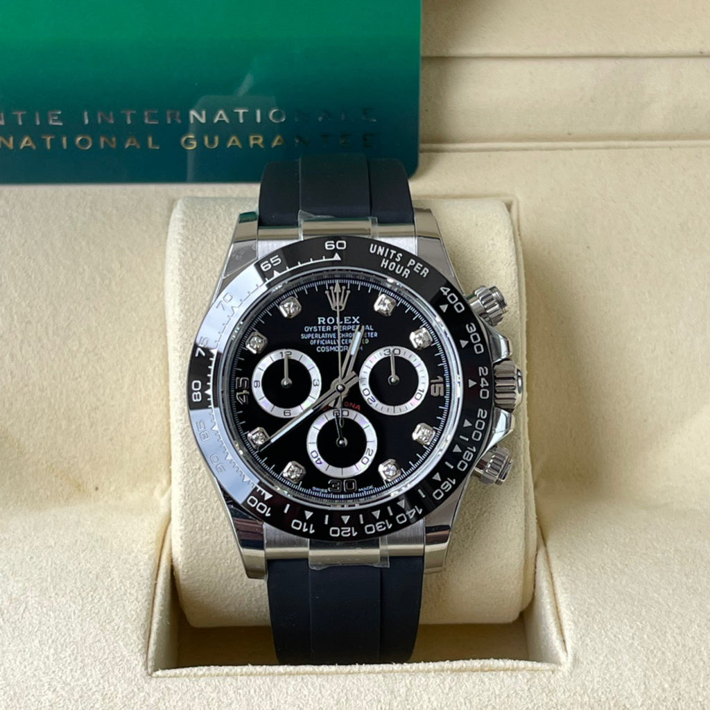 Cosmograph Daytona m116519ln-0025 Black Diamond Dial 40mm Watch 2