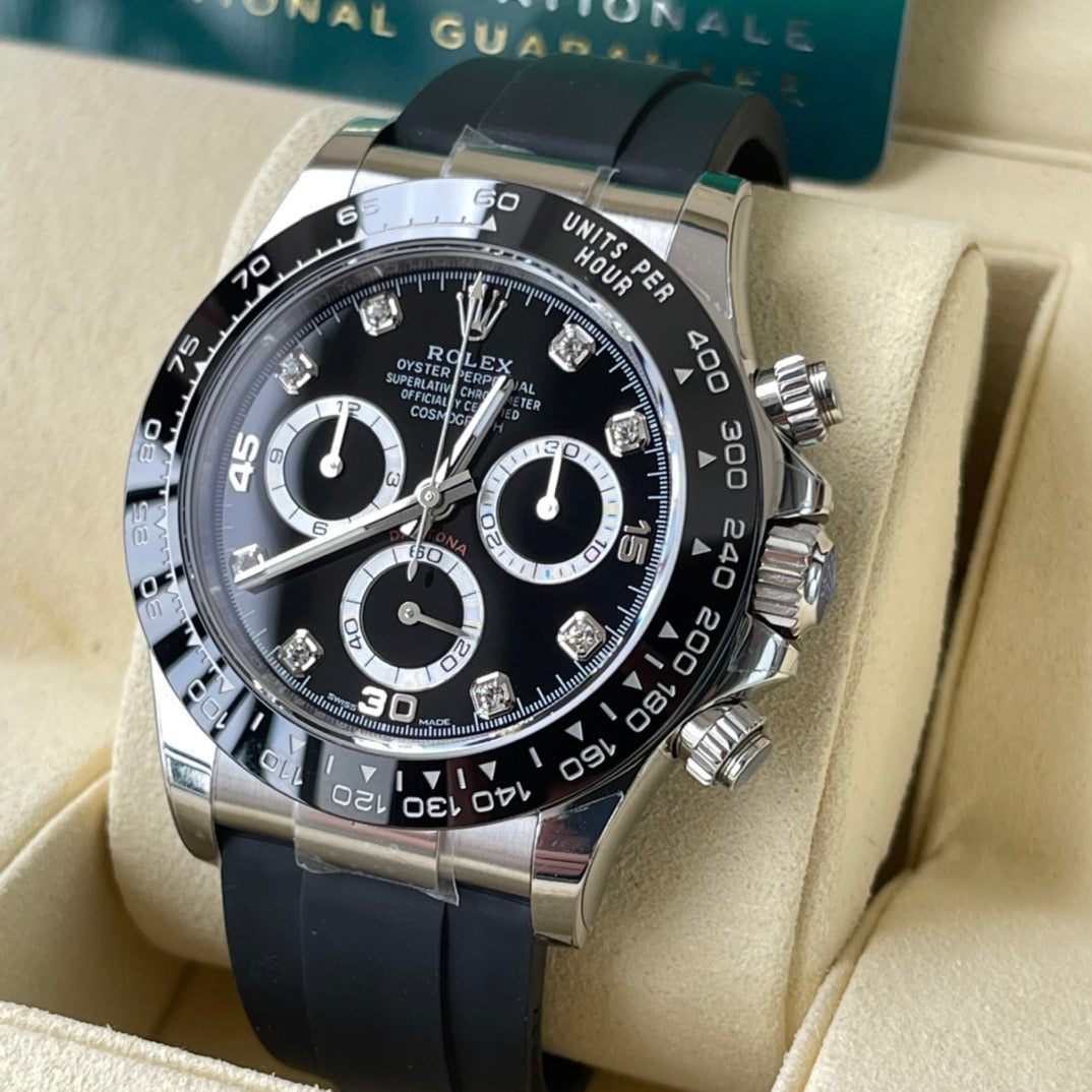 Cosmograph Daytona m116519ln-0025 Black Diamond Dial 40mm Watch 3