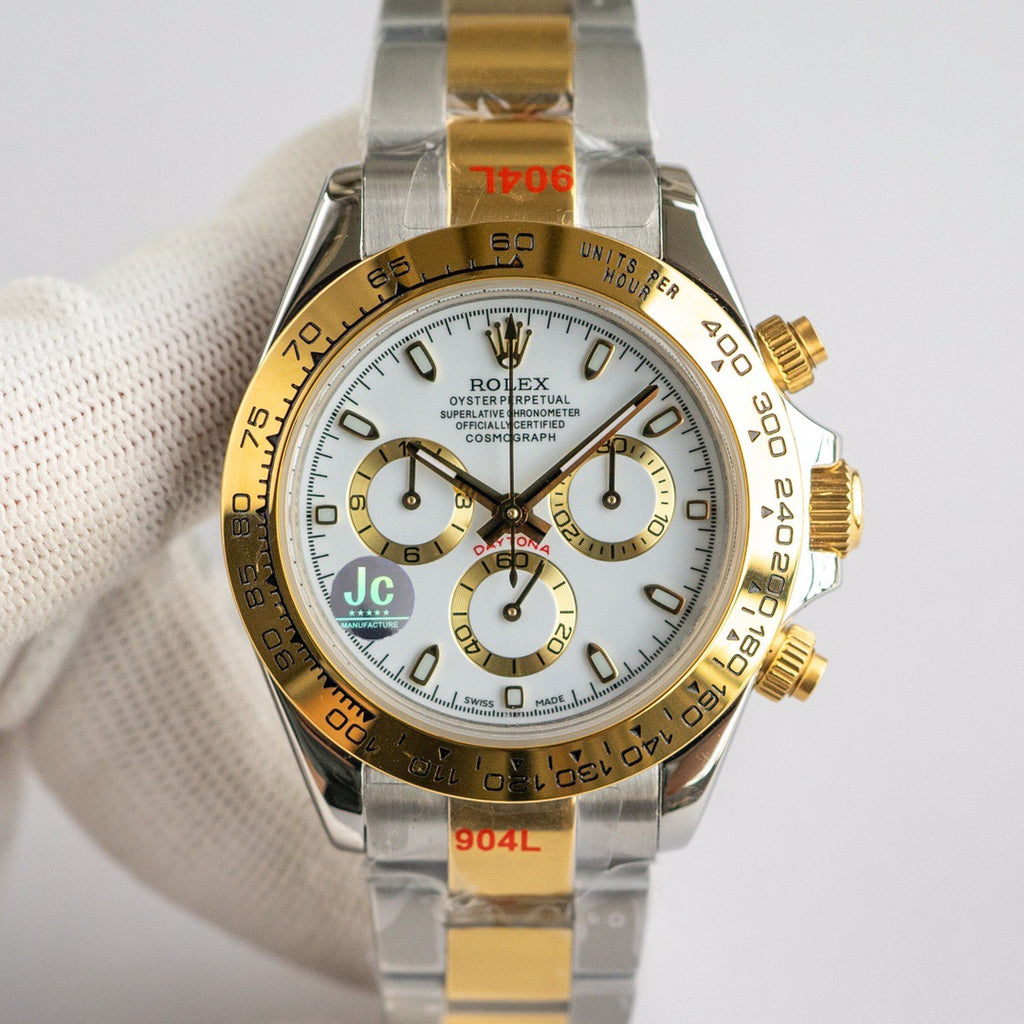 Cosmograph Daytona m116503-0001 White Index Oyster 40mm Watch 4