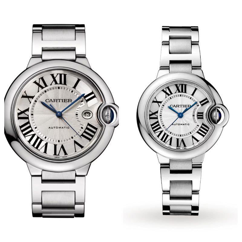 Cartier Ballon Bleu De His & Hers Watch 33mm 42mm, Automatic Movement, Steel(CC01) 1