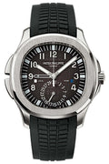 Hurry up！Sale ends in 00 hrs 01 mins 53 secs Patek Philippe Aquanaut Dual Time Black Dial Automatic 1