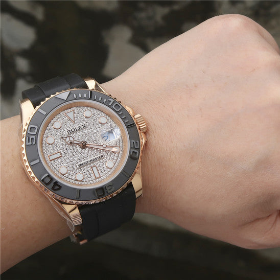 Yacht Master 126655 Pave Diamond 40mm Watch 2