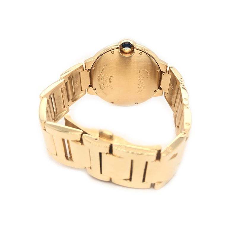Cartier Ballon Bleu 18K Yellow Gold Men’s Watch, WGBB0023 4