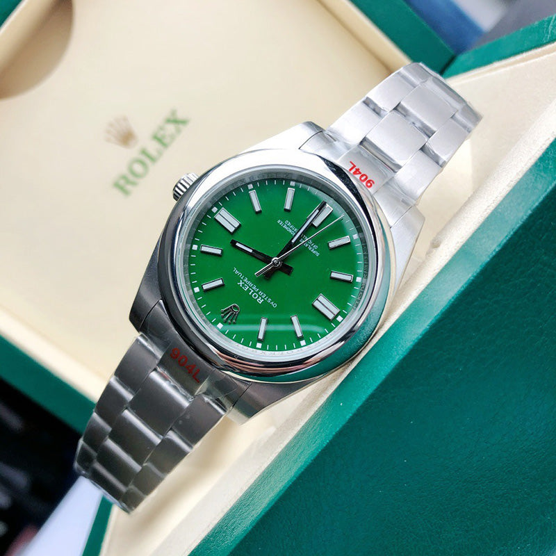 Oyster Perpetual 124300 41mm&36mm Green Dial 6